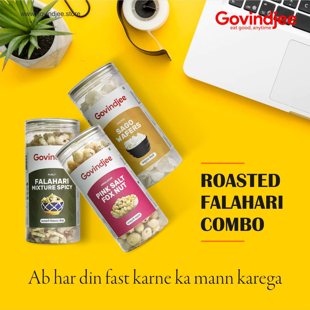 ROASTED FALAHARI COMBO OF FALAHARI MIXTURE | PINK SALT FOX NUT | SABUDANA WAFERS2